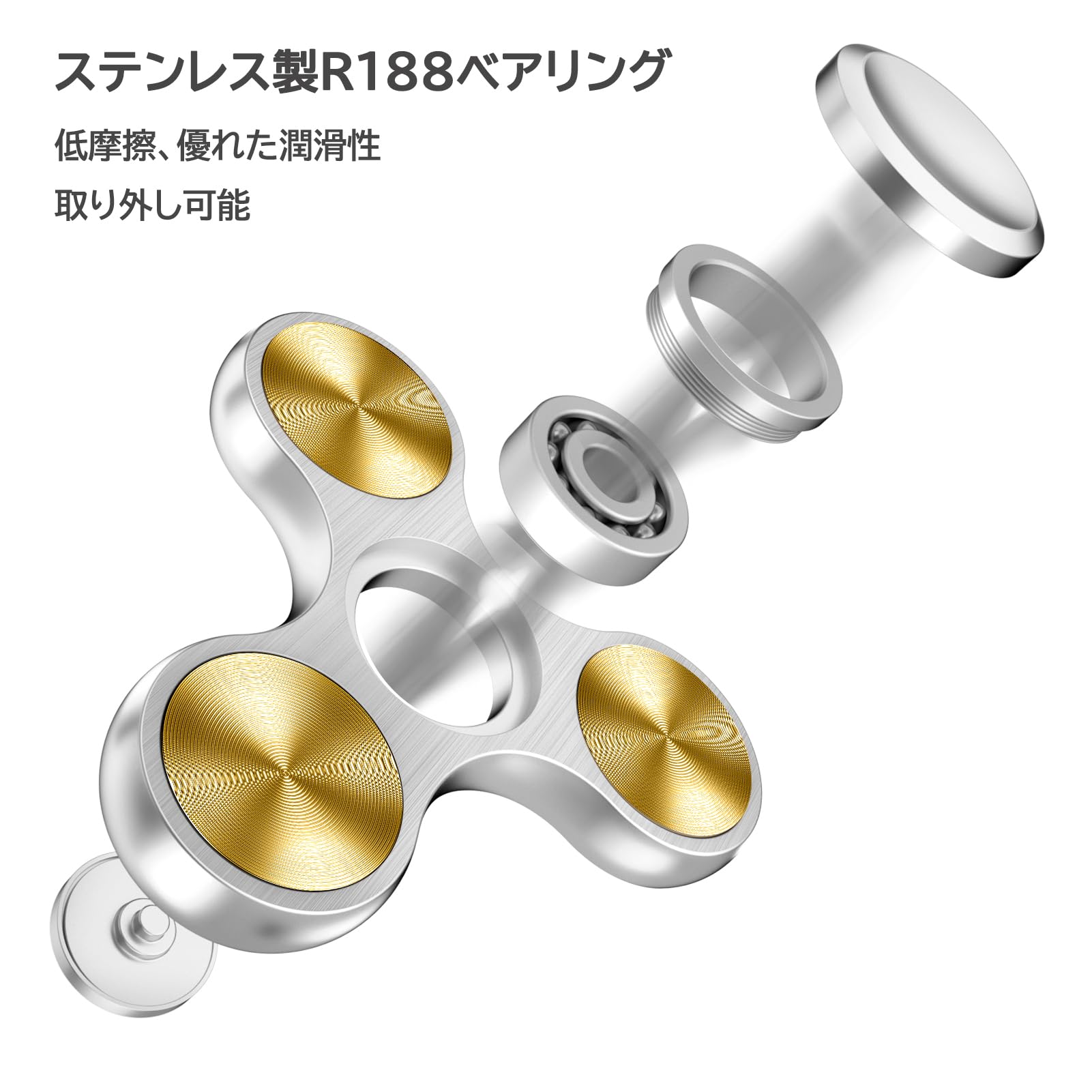 Amazon | VOFOLEN ハンドスピナー ストレス解消 グッズ かっこいい 