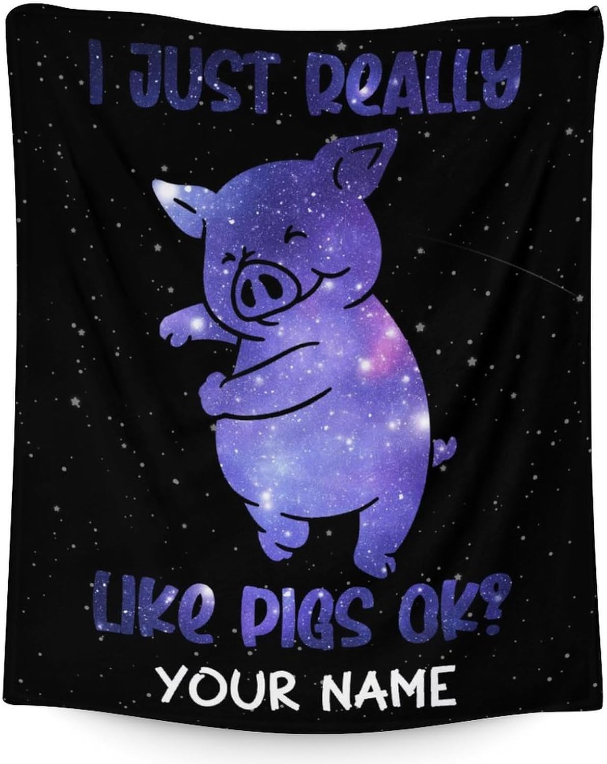 Manta De Cerdo Para Regalo, Manta De Franela Polar De 40 X 50 Pulgadas, Suave Para Niñas, Niños Y Adultos, Ligera, Cómoda, Cálida Manta Temática De Cerdos Para Cama O Sofá