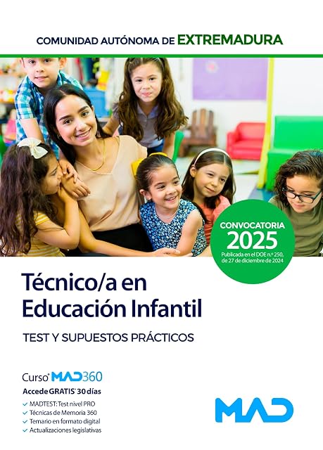 Portada de Test y Supuestos Prácticos Técnico/a en Educación Infantil