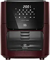 Electrolux Air Fryer Oven Electrolux por Rita Lobo 12L Digital Vermelha Escura Experience 1700W (EAF86) 127V