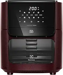 Electrolux Air Fryer Oven Electrolux por Rita Lobo 12L Digital Vermelha Escura Experience 1700W (EAF86) 127V