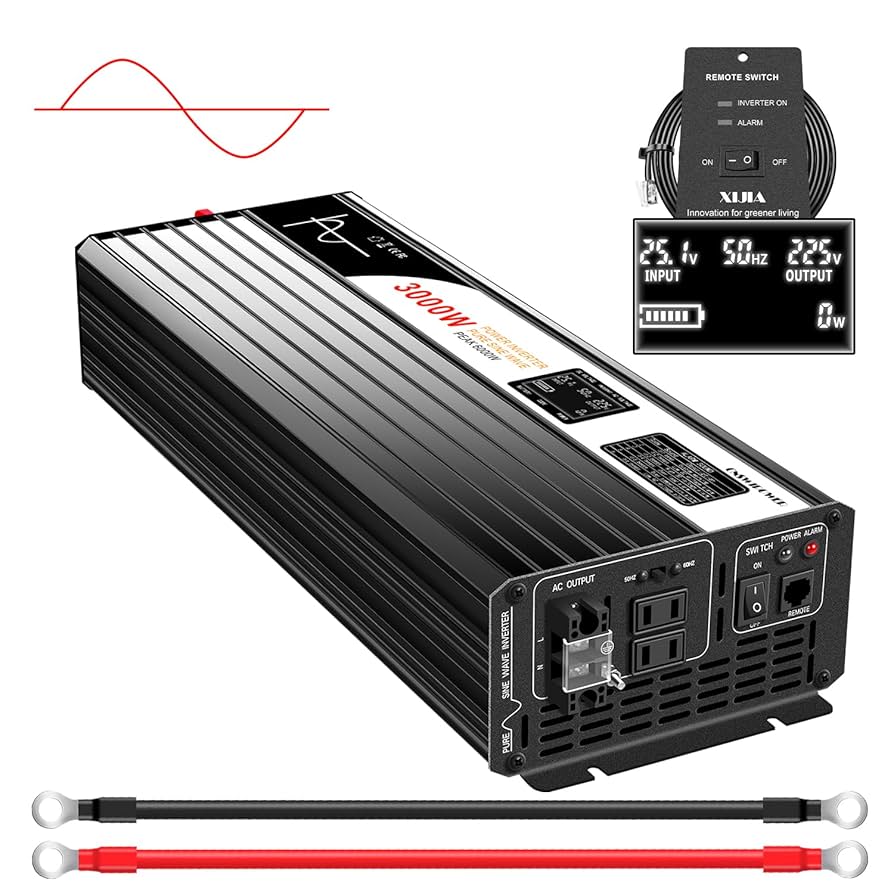 Amazon | Xijia純正弦波 インバーター 12v 100v 正弦波 日本製