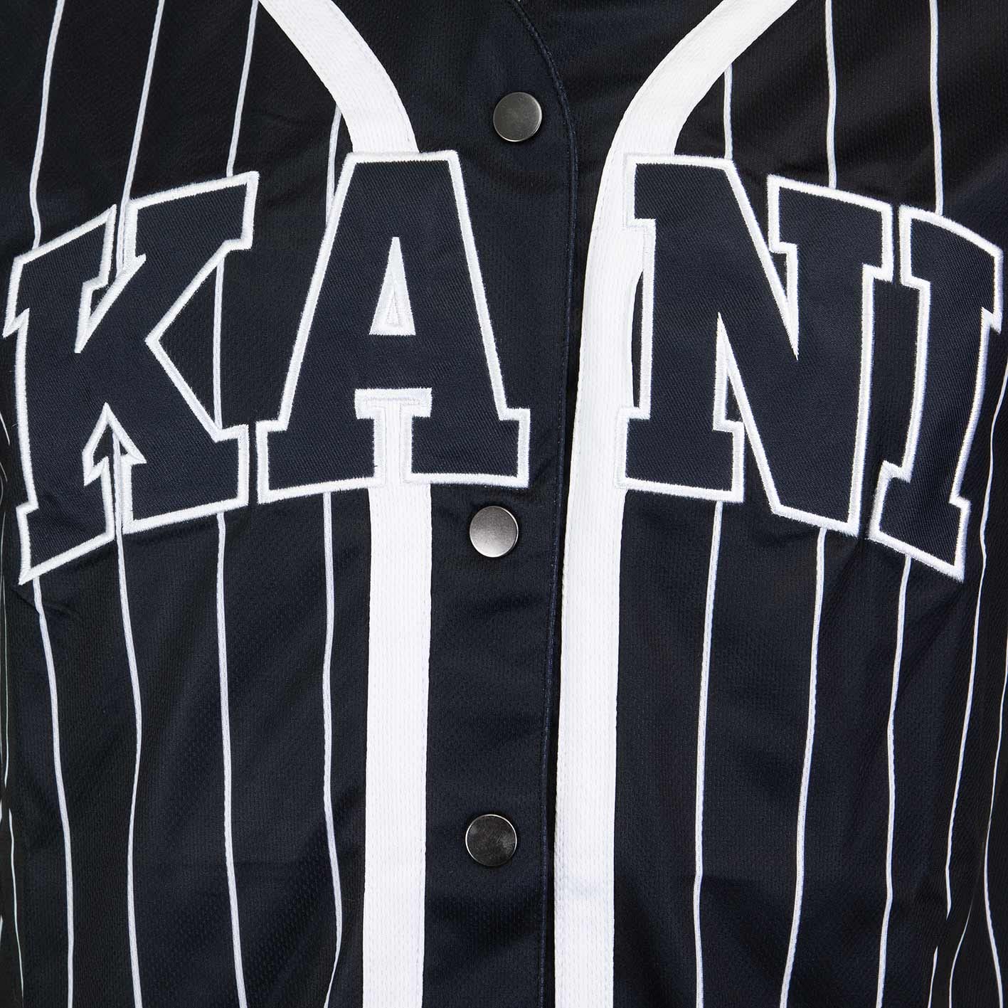 Karl Kani Serif Pinstripe Baseball Jersey Trikot