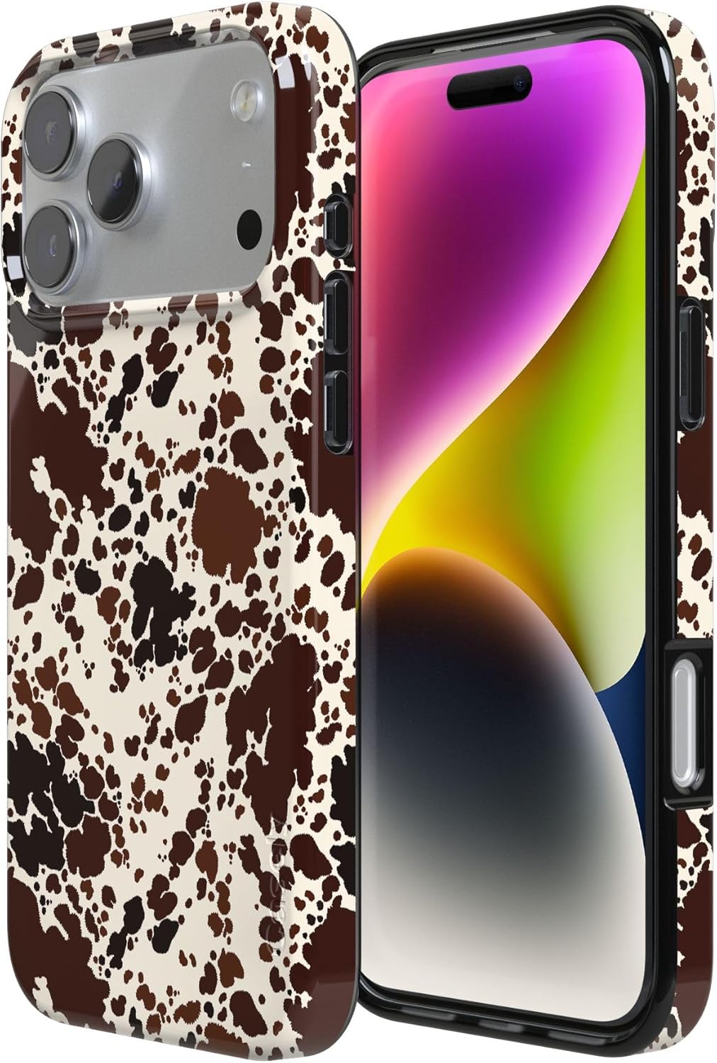 Casely iPhone 17 Pro Max Case | Cowgirl Envy | Cow Print | Compatible with MagSafe | Classic Ultra Thin Design