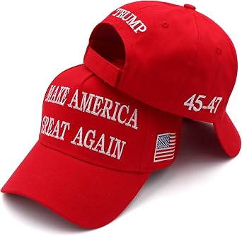 Trump Hat MAGA Hat Trump Merchandise 45-47 Make America Great Again Hat Donald Trump 2024 USA Flag Baseball Cap