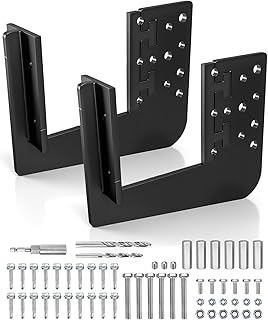 RV Bumper Brackets, Heavy Duty Support Kit Fits 4"-4.5" Bumpers with Drill Bits and