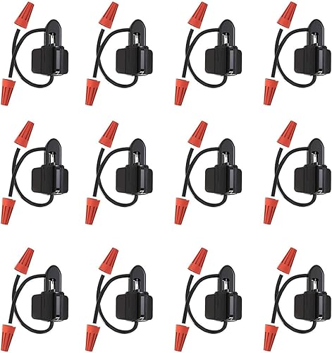 Malibu - Conector de cable de bajo voltaje con bloqueo rápido con conectores de cable eléctrico, tapa de terminales de tornillo para iluminación de