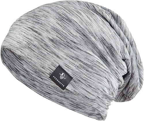 FORBUSITE Gorro de punto delgado y holgado para hombre para el verano