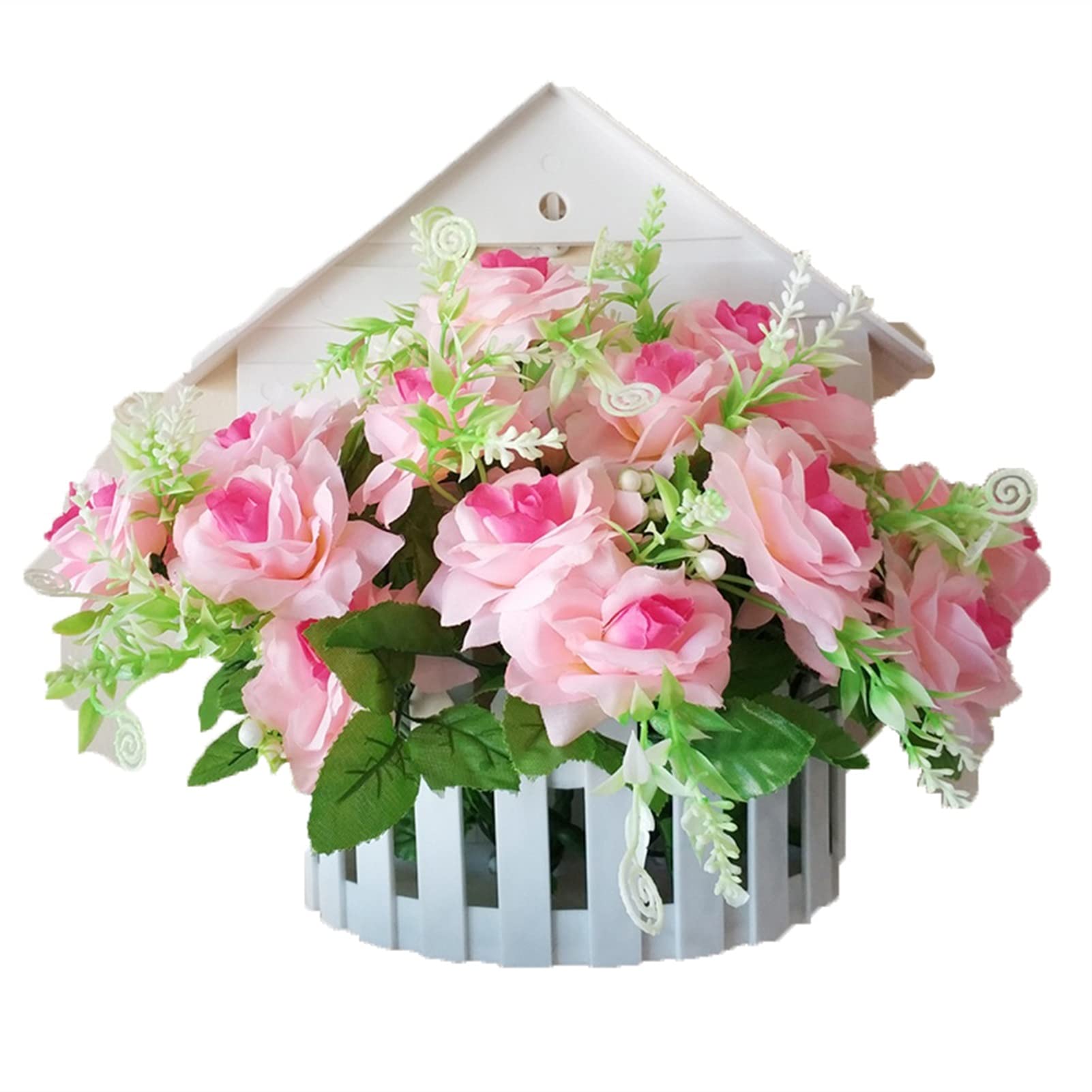 Pendentif en décoration murale : la simulation de fleurs parfaite sans aucun entretien