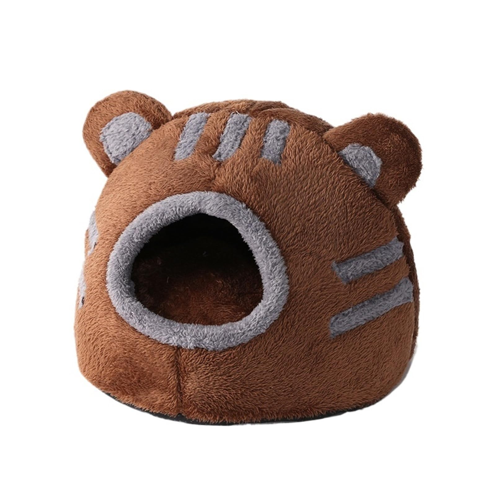 Niche amovible pour animal taille L lit marron chaud ours
