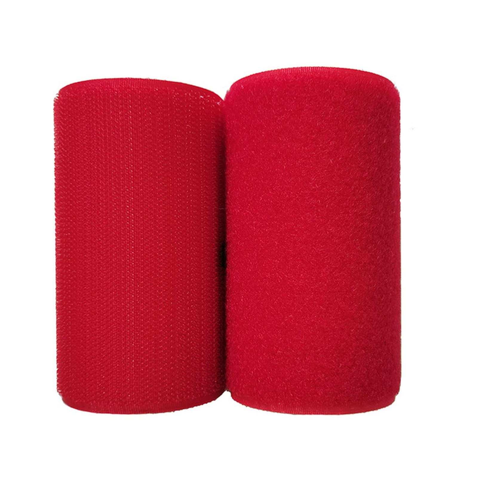 10cm width/1meter length nylon fastener tape no adhesive sewing magic loop hook sticker strip clothing stick tape(Red)