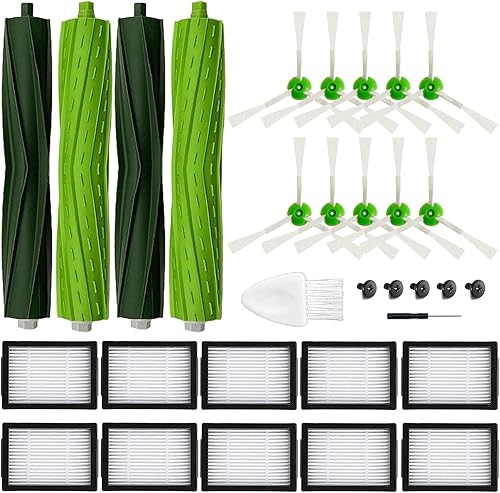 Paquete de 22 piezas de repuesto para aspiradora iRobot Roomba i7 i7+ i3 i3+ i4 J7J7+/Plus i6 i6+ i5+j5+ i8 +/Plus E5 E6 E7 I & E & J Series I, E y
