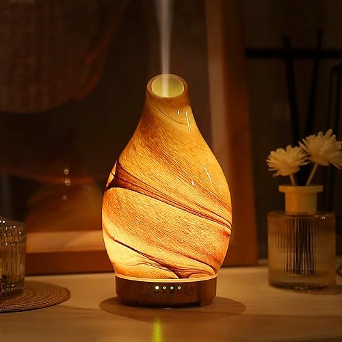 Miniatura 8 de INRORNAS - Difusor de aceite esencial de 5.4 fl oz, humidificador ultrasónico de aroma de niebla fría, difusor de aromaterapia para aceites