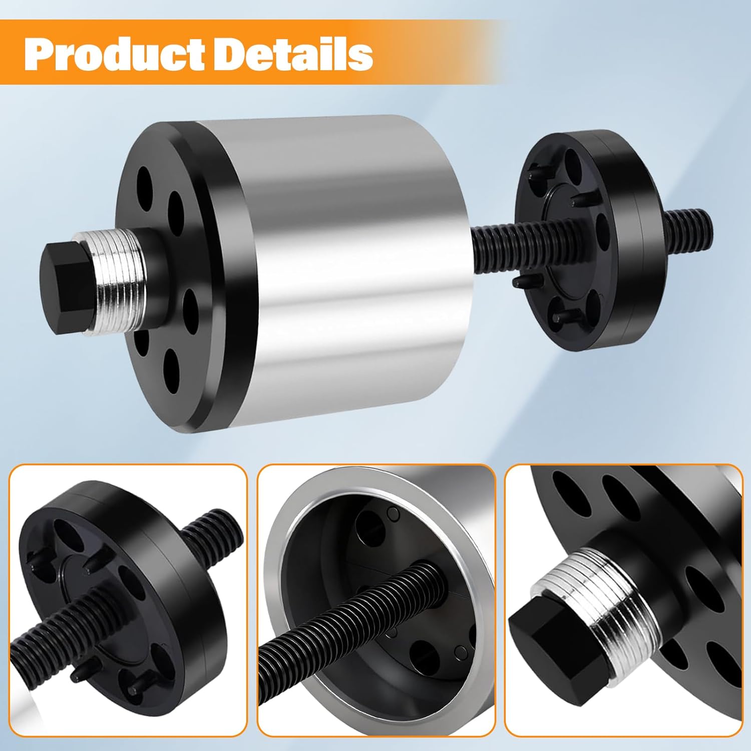 S-24736 Bushing Installation Tool for Hendrickson Suspension, Heavy-Duty Rear Suspension Bushing Tool Kit, Replaces S24736 TRB5914-T, Professional Truck Suspension Repair Service Tool