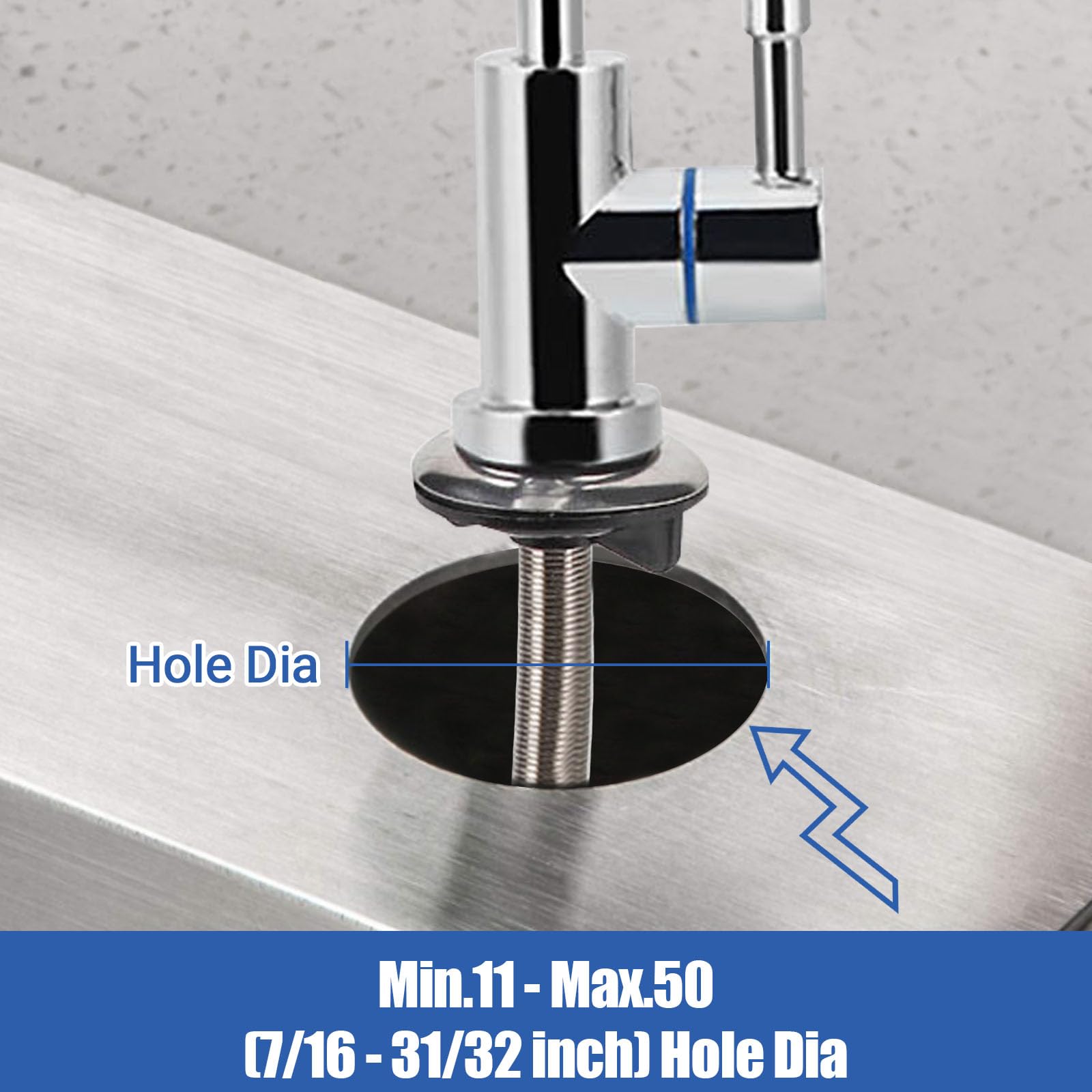 GAESHOW RO Acqua Faucet Depuratore ad osmosi inversa Filtrazione Filtro acqua potabile Rubinetto Purificatore Rubinetto
