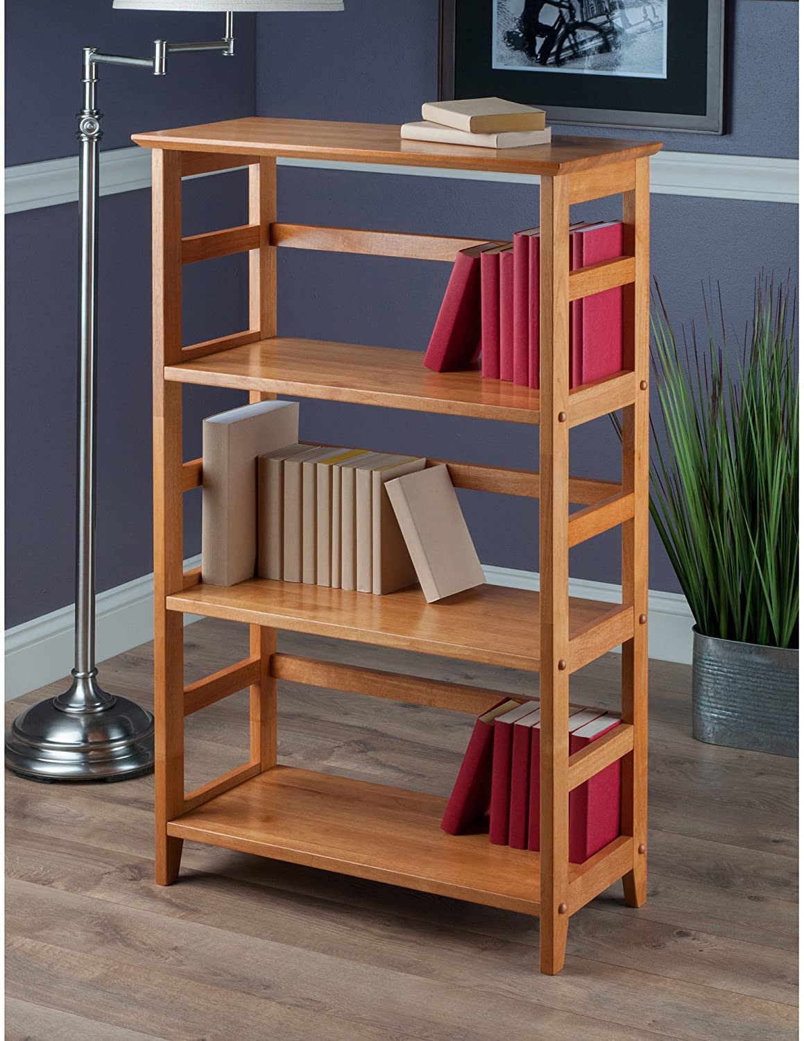 KARINA FURNITURE solid sheesham wood book shelf clasical sheesham wood