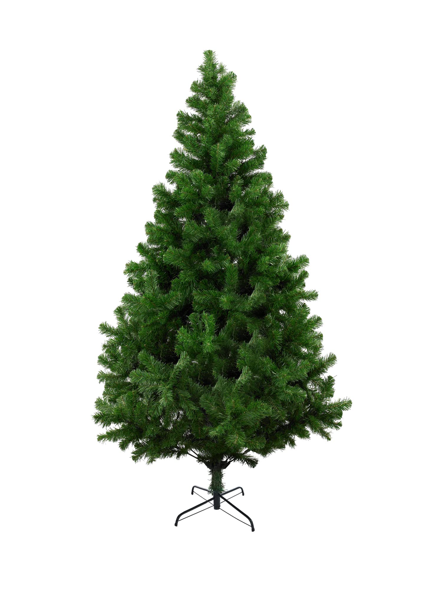 Dmora - Sapin de Noël Riccardo, Sapin artificiel extra épais, véritable Sapin effet PVC, 1078 branches, hauteur 210 cm