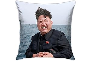 Pillow Case with Kim Jong Un Print