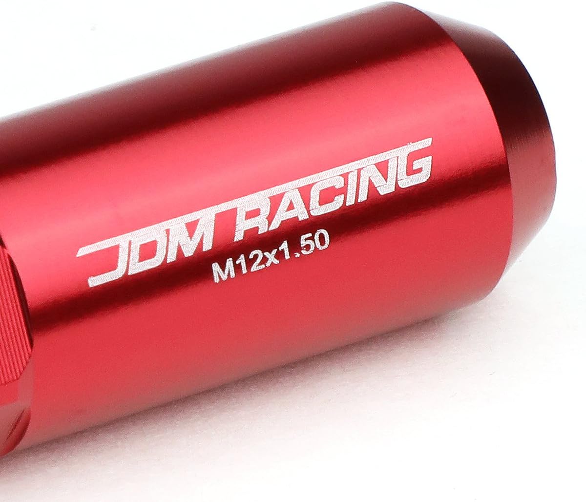 DNA Motoring LN-ZTL-9031-15-RD 20Pcs M12 x 1.5 Open/Closed End Wheel Lug Nuts w/Deep Drive Extension, 20mm OD/90mm H, Red