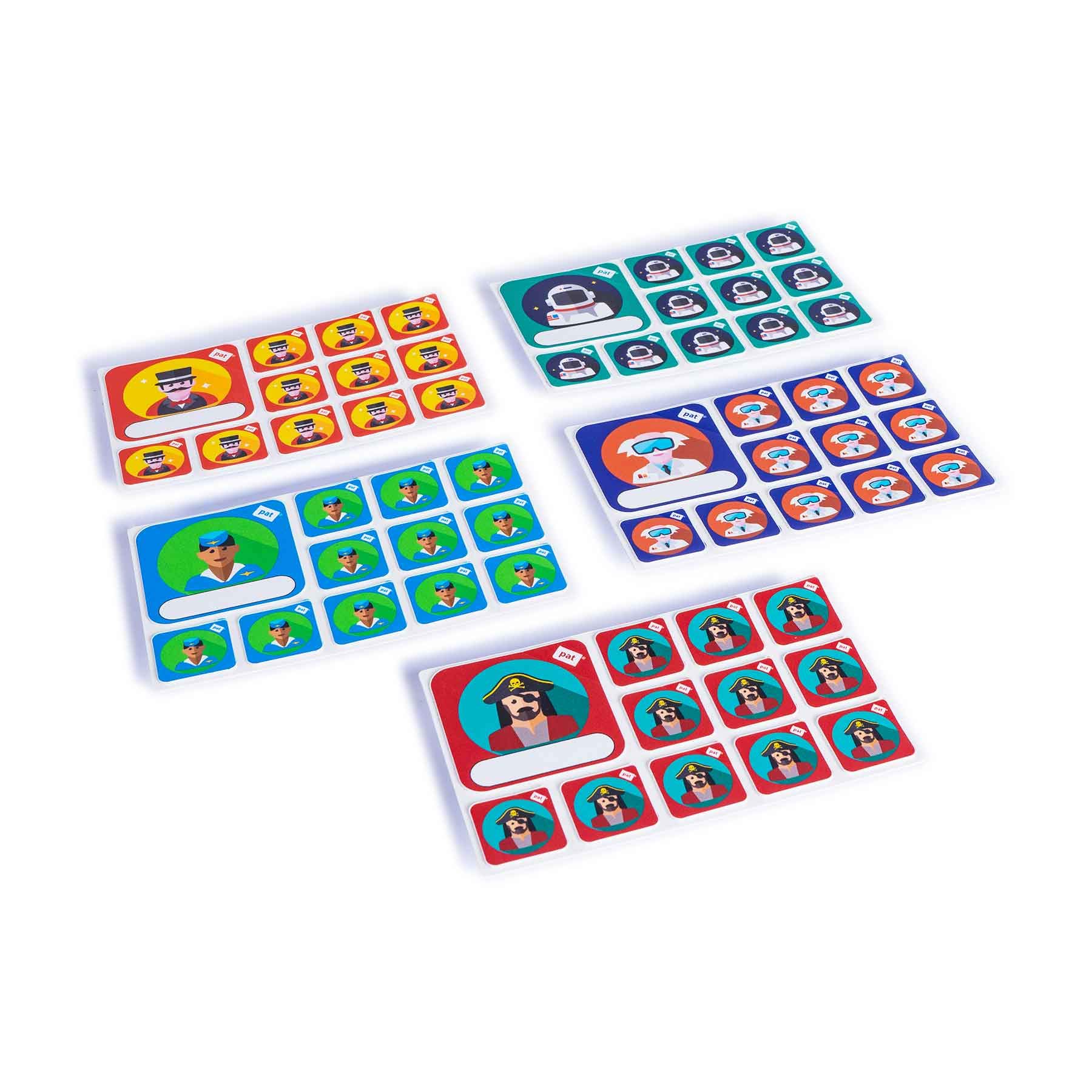 PATboard Scrum Board and Kanban Board Team Icon Set - Jobs - Set of 5 - nanocups for Glass Icons