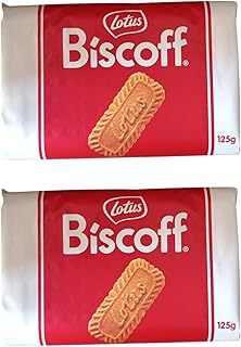 لوـ تس بسكوف بسكويت كريمة الكراميل ، عرض عبوتين * ١٢٥ جرام