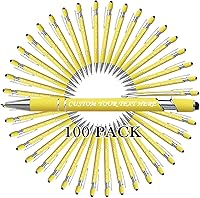 Vista 10 de 10 bolígrafos personalizados a granel, bolígrafo personalizado, bolígrafo grabado con nombre, logotipo, lápiz capacitivo para pantallas táctiles, a
