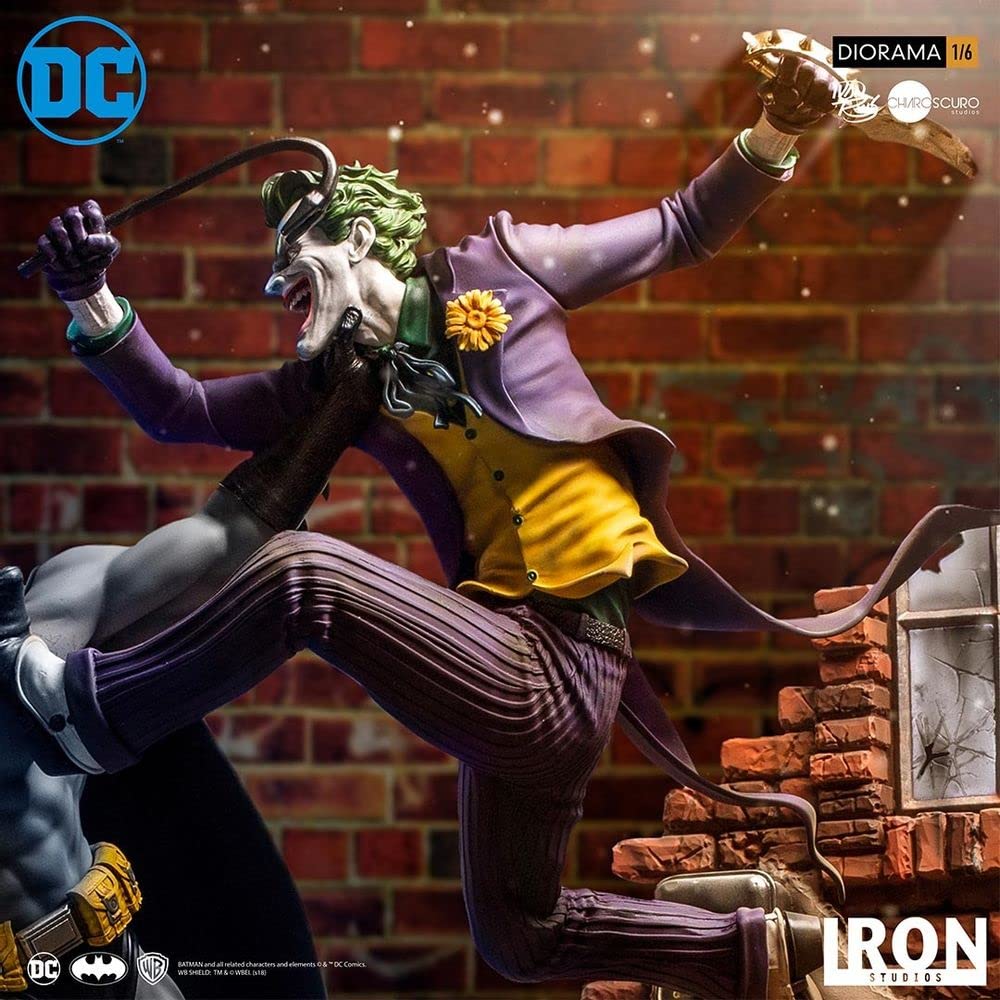 Iron Studios DC Comics Batman Vs Joker Battle Diorama Statue: Buy