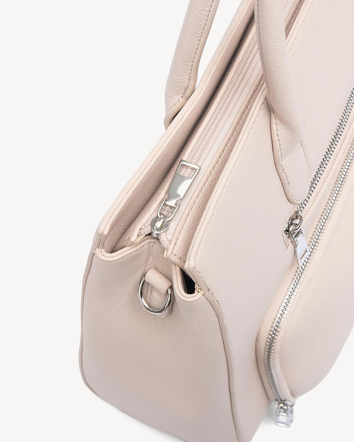 NEWBELLA Kelly Vegan Leather Tote Bag for Women - Stylish Versatile Commute Top Handle Bag, Hobo Shoulder Handbag with Purse