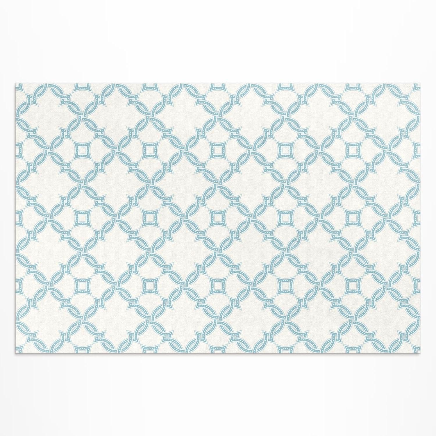 Tapis de sol vinyle 140x210 cm idéal pour la décoration de balcon et porche