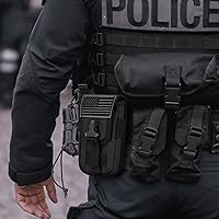 Vista 6 de IronSeals Paquete de 2 fundas tácticas para teléfono, funda para teléfono inteligente, soporte para cinturón Molle para cintura de 4.7 a 6.9