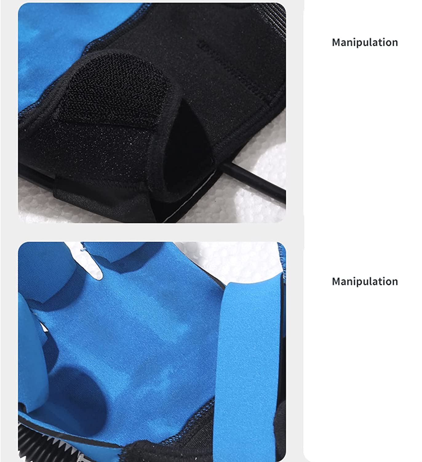Guantes de robot de rehabilitación, para entrenar la corrección de la flexión de los dedos, ejercicio de extensión de los dedos para pacientes con hemiplejía de accidente cerebrovascular para la