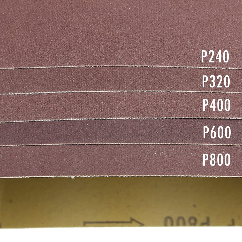 Schleifbänder und -blätter, 2 Stück 686 x 50 mm Schleifband for Polieren von Holz und Weichmetall(P180)