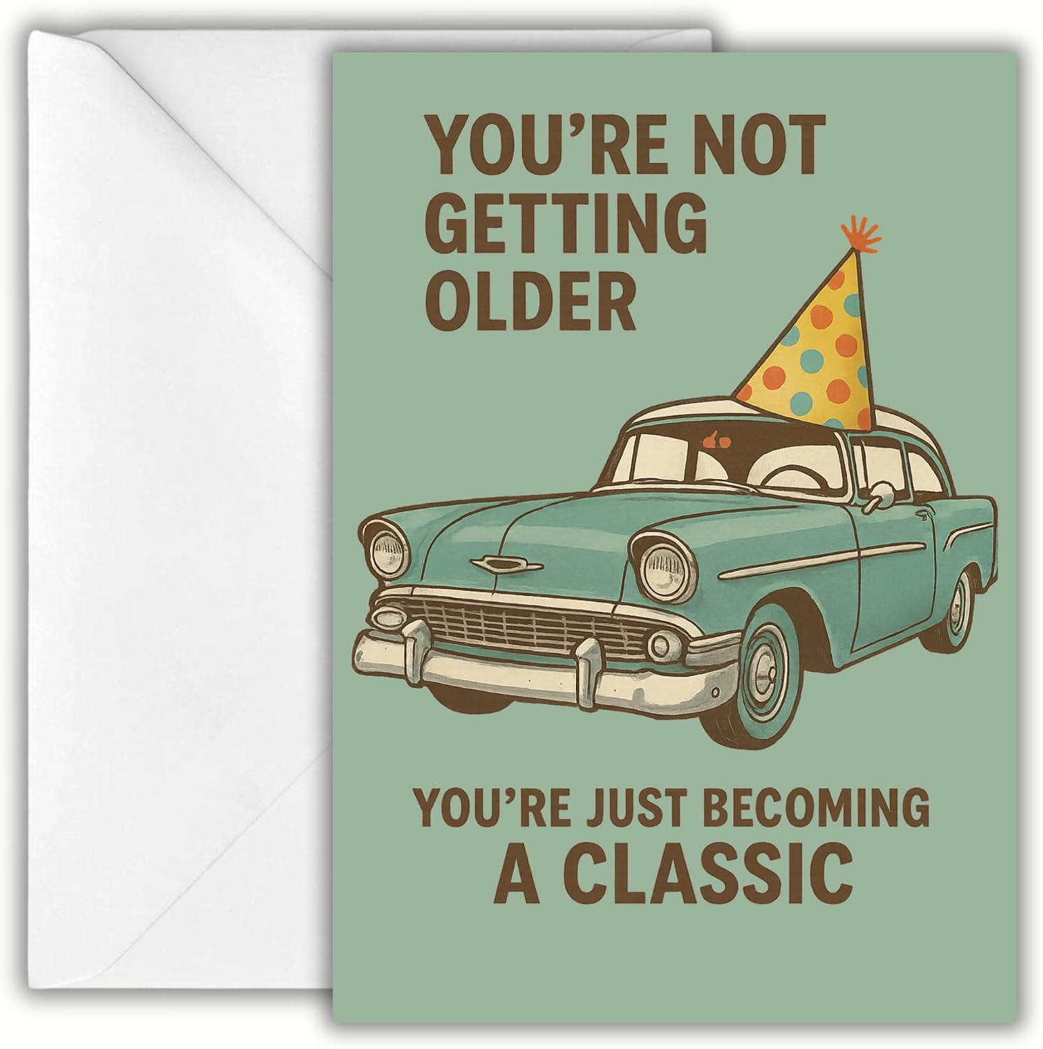 Funny Birthday Card for Older Adults – Hilarious Happy Birthday Card for Him or Her – For