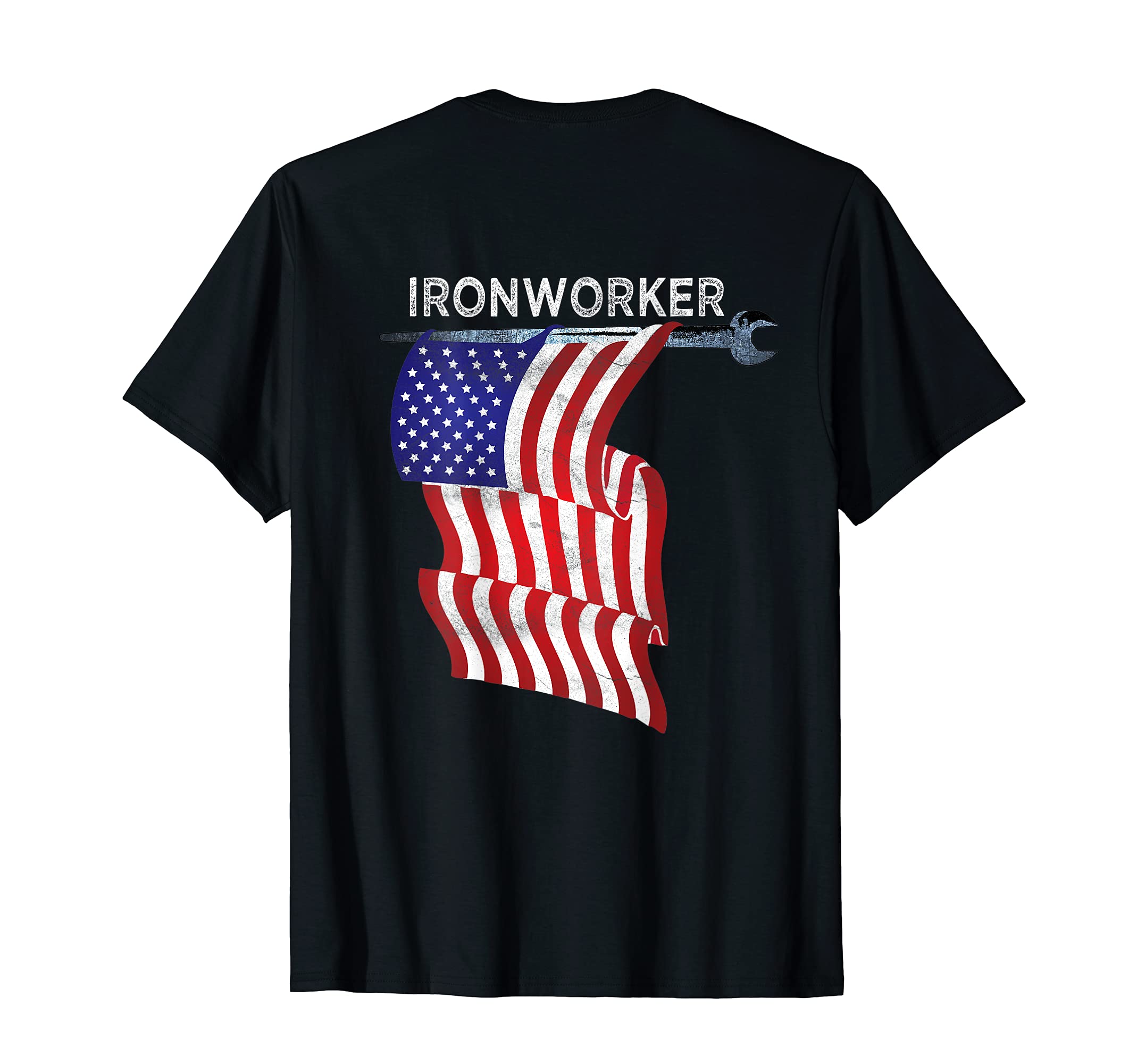 Ironworker ShirtsGift Design On Back Of Shirt T-Shirt