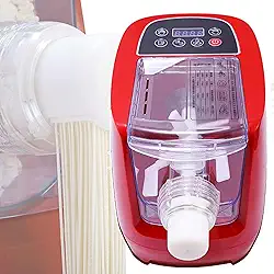 LWCHAUNG MáQuina De Fazer MacarrãO EléTrico-13 Moldes,MáQuina AutomáTica De Prensa De MacarrãO, MáQuina De Amassar E Fazer MacarrãO 2 Em 1