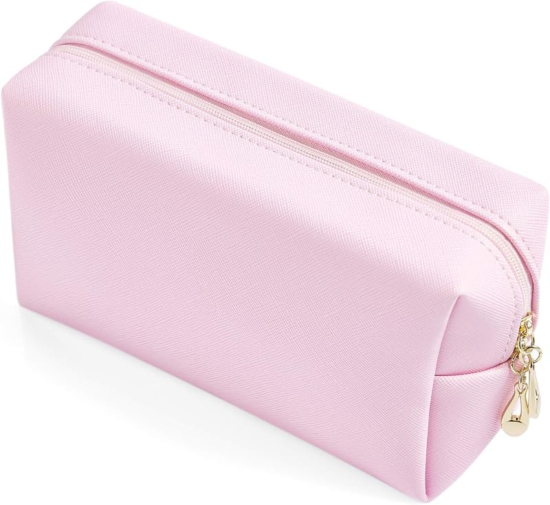 Necessaire de maquiagem Sohynca em couro sintético, retangular, Voilet Pink, Pacote com 1