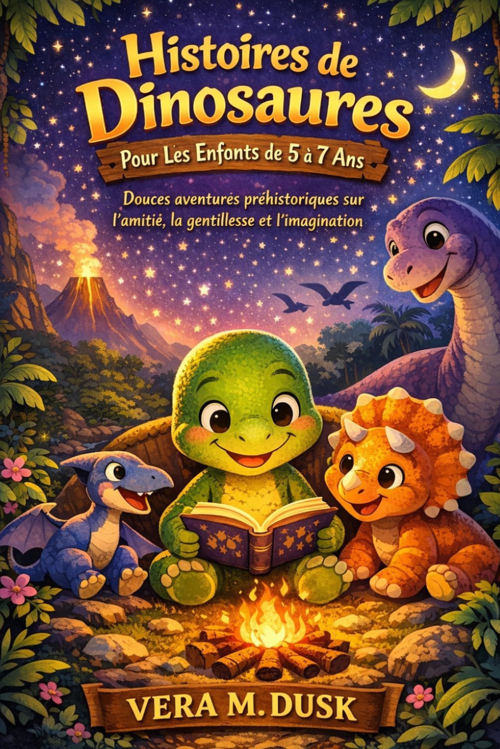 HISTOIRES DE DINOSAURES POUR LES ENFANTS DE 5 À 7 ANS: Douces aventures préhistoriques sur l’amitié, la gentillesse et l’imagination