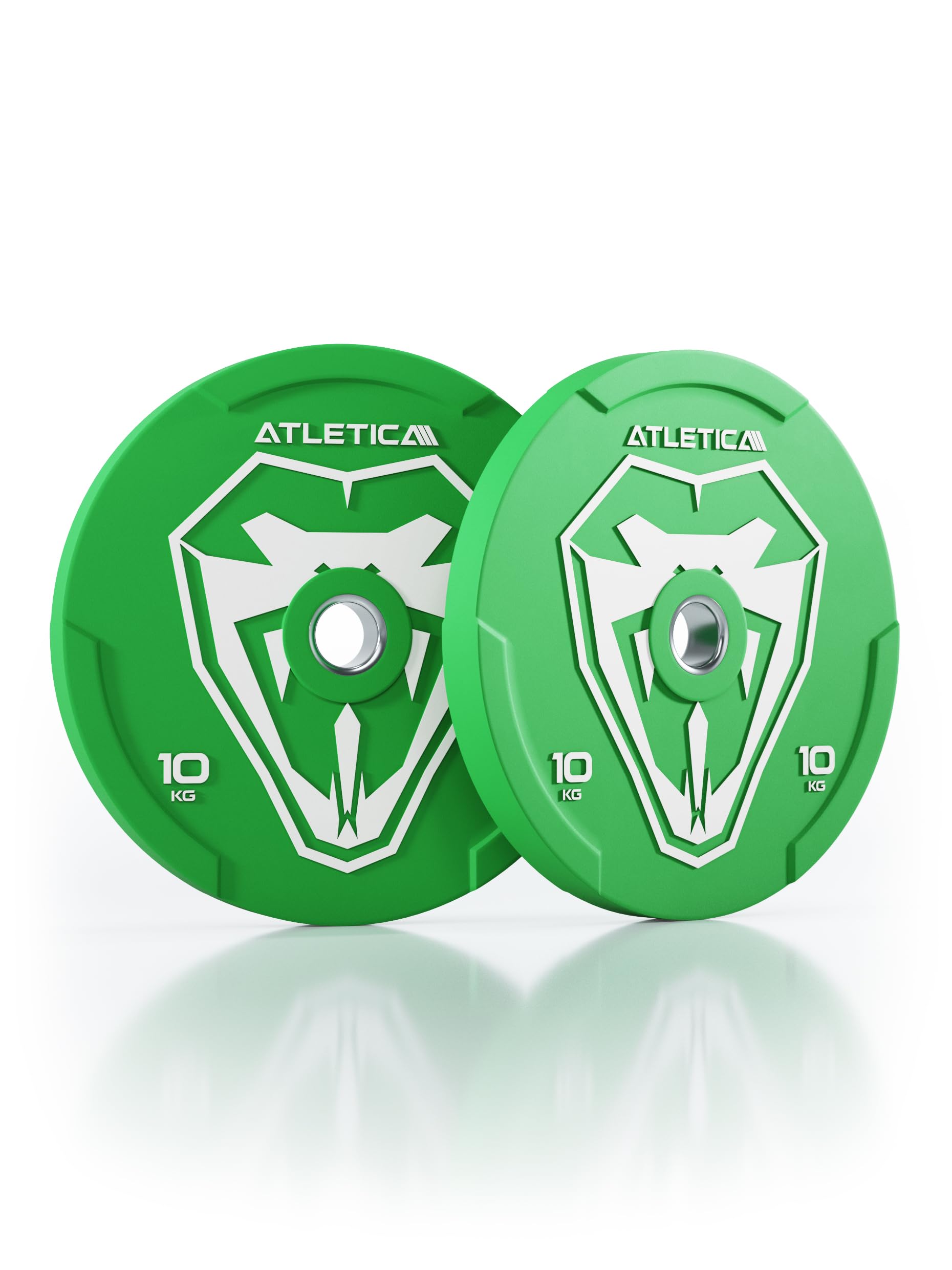 ATLETICA Animal Bumper Plates 10 kg, Par