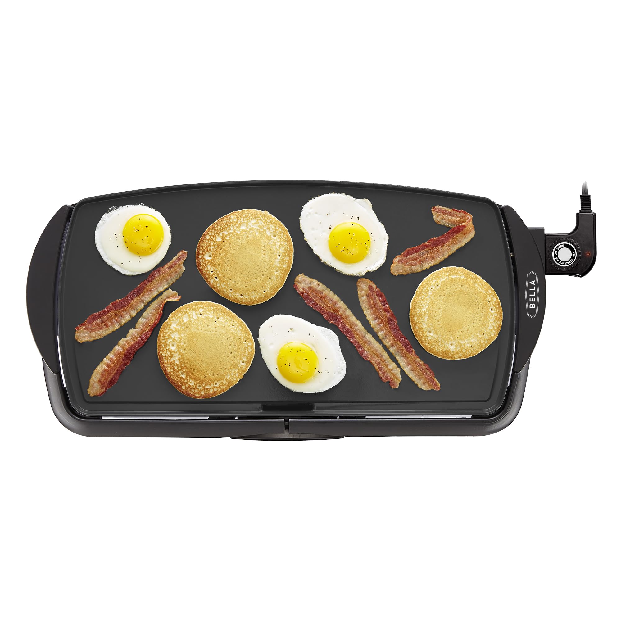 Bella Griddle 10.5 in x 20 in Non-stick, Black
