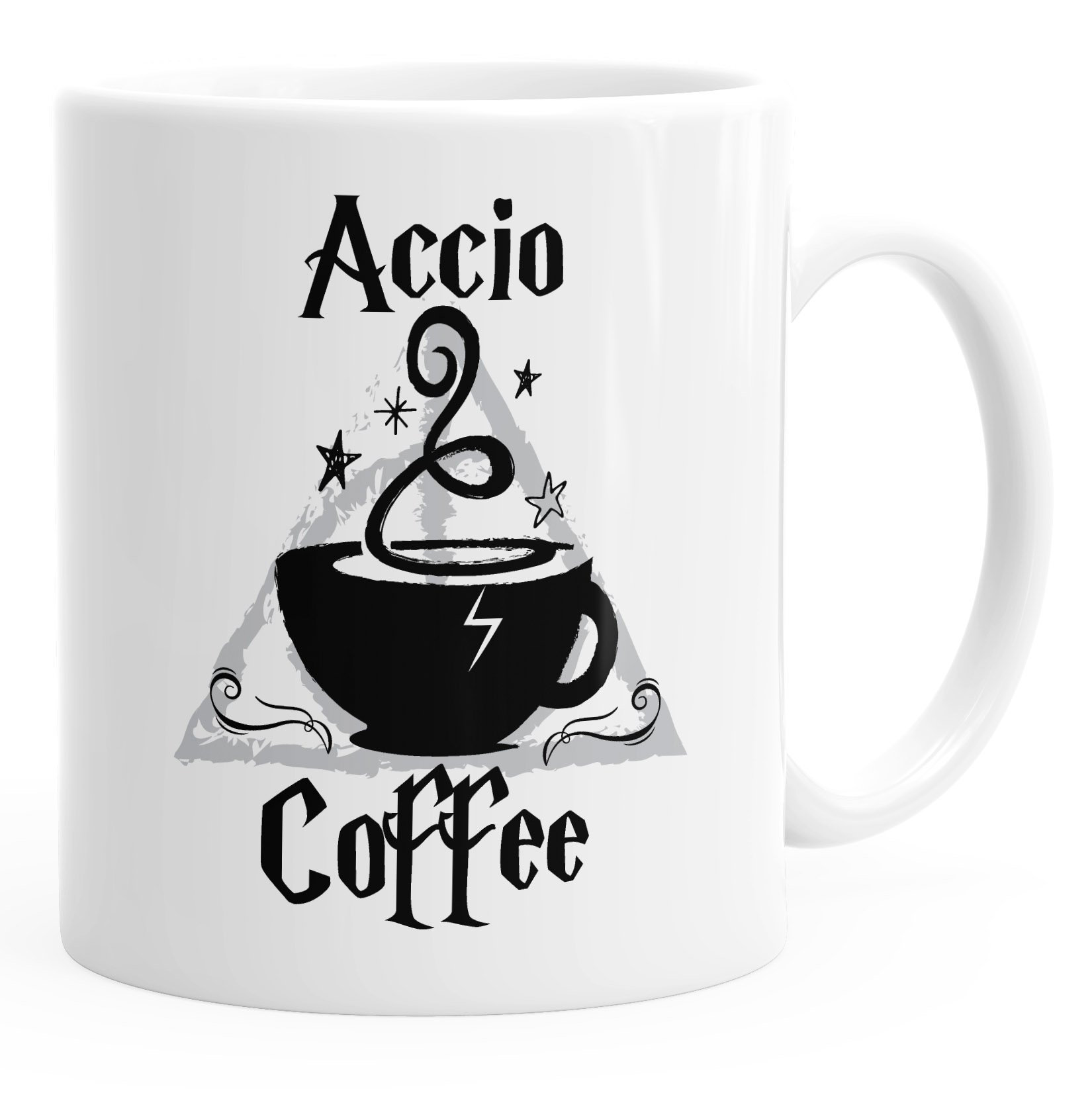 uniqx Accio Coffee Mug Tea Cup Ceramic White One Size