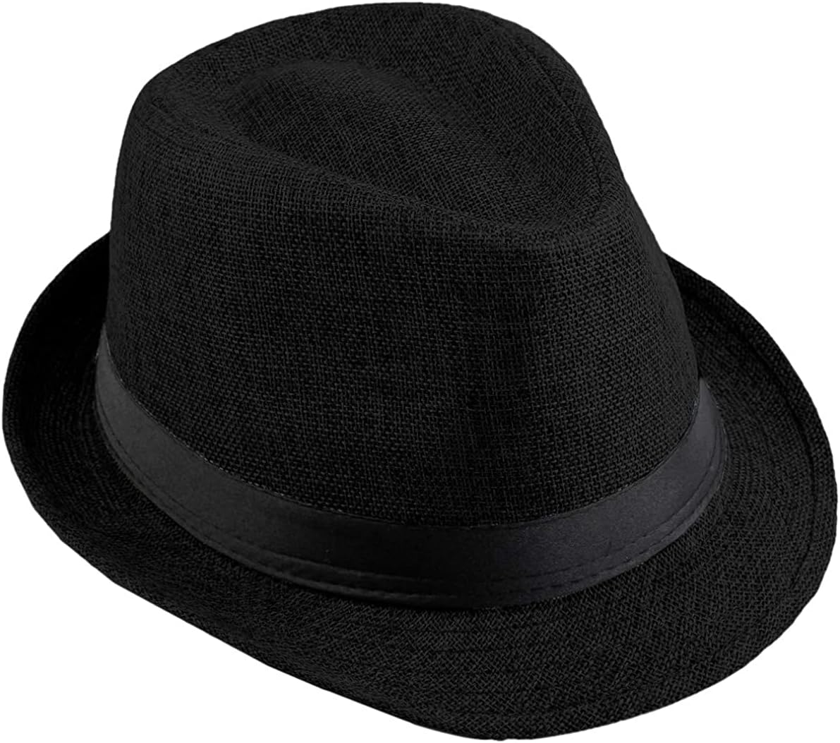 Men's Jute Cowboy Hat, Summer Season, UV Protection, Beach Wear