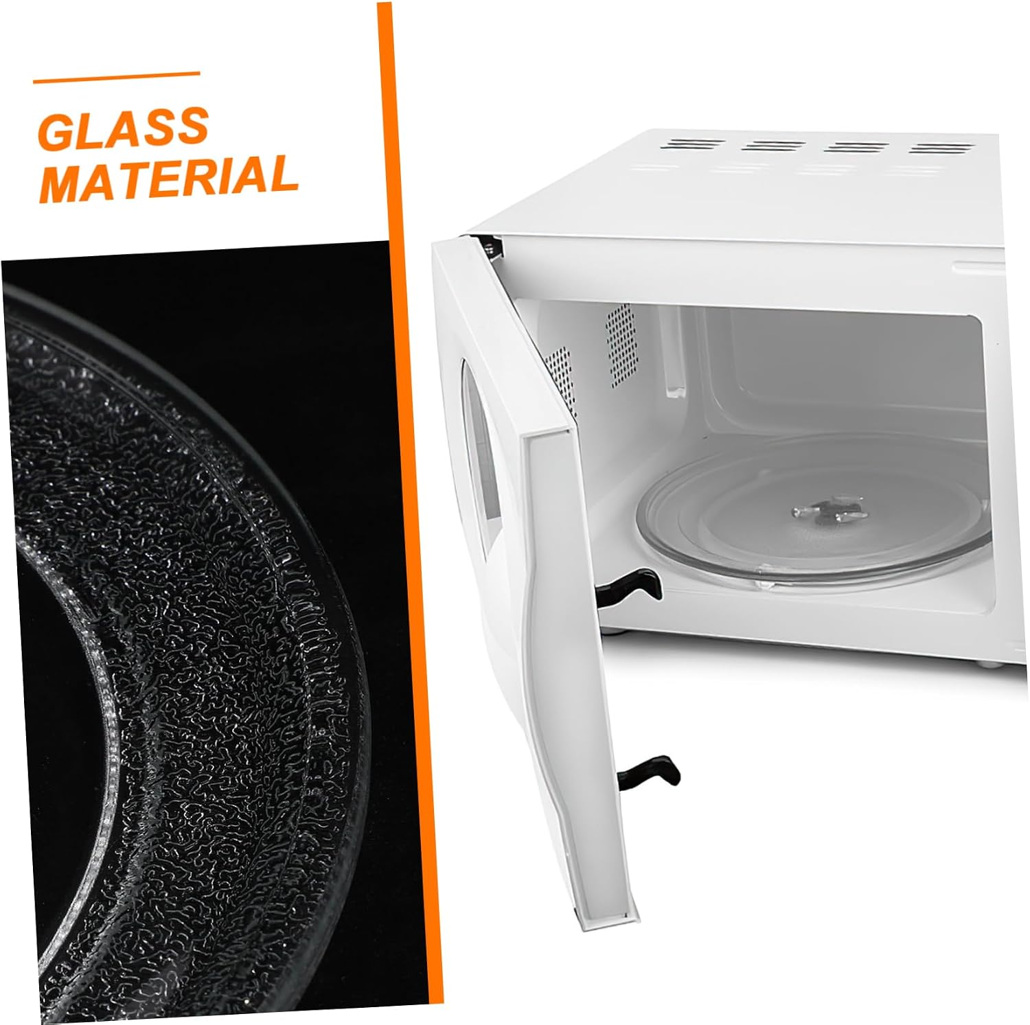 KICHOUSE Microwave Glass Dish Cooking Trays Replacement Microwave Turntable Plate for Oven