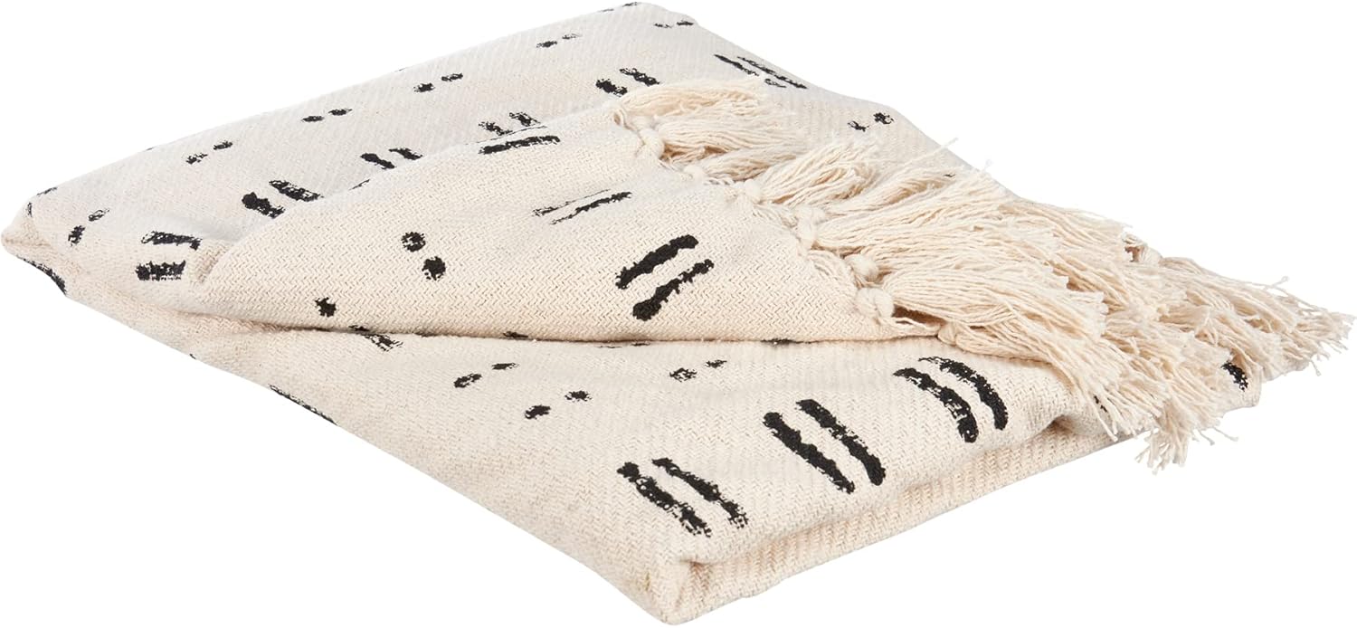 Primitives by Kathy Natural Boho Decorative Throw Blanket