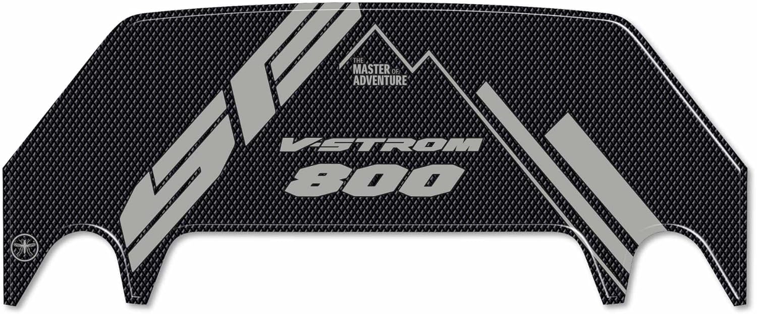 labelbike - 3D Sticker Motorcycle Windshield Dashboard Area Protection and Decoration in Resin Compatible with Suzuki V-Strom 800SE