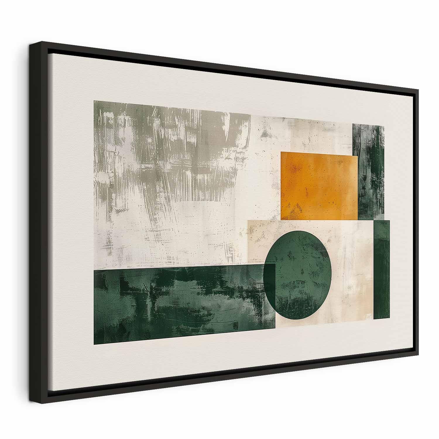 murando - Quadro Moderno Cornice Nera, Retrò Forme Geometriche, 30x20 cm | Chiodi Inclusi, 1 Pezzo, Quadri Moderni, Camera da Letto, Telaio in Legno, Resistenti Allo Sbiadimento, Produzione Europea