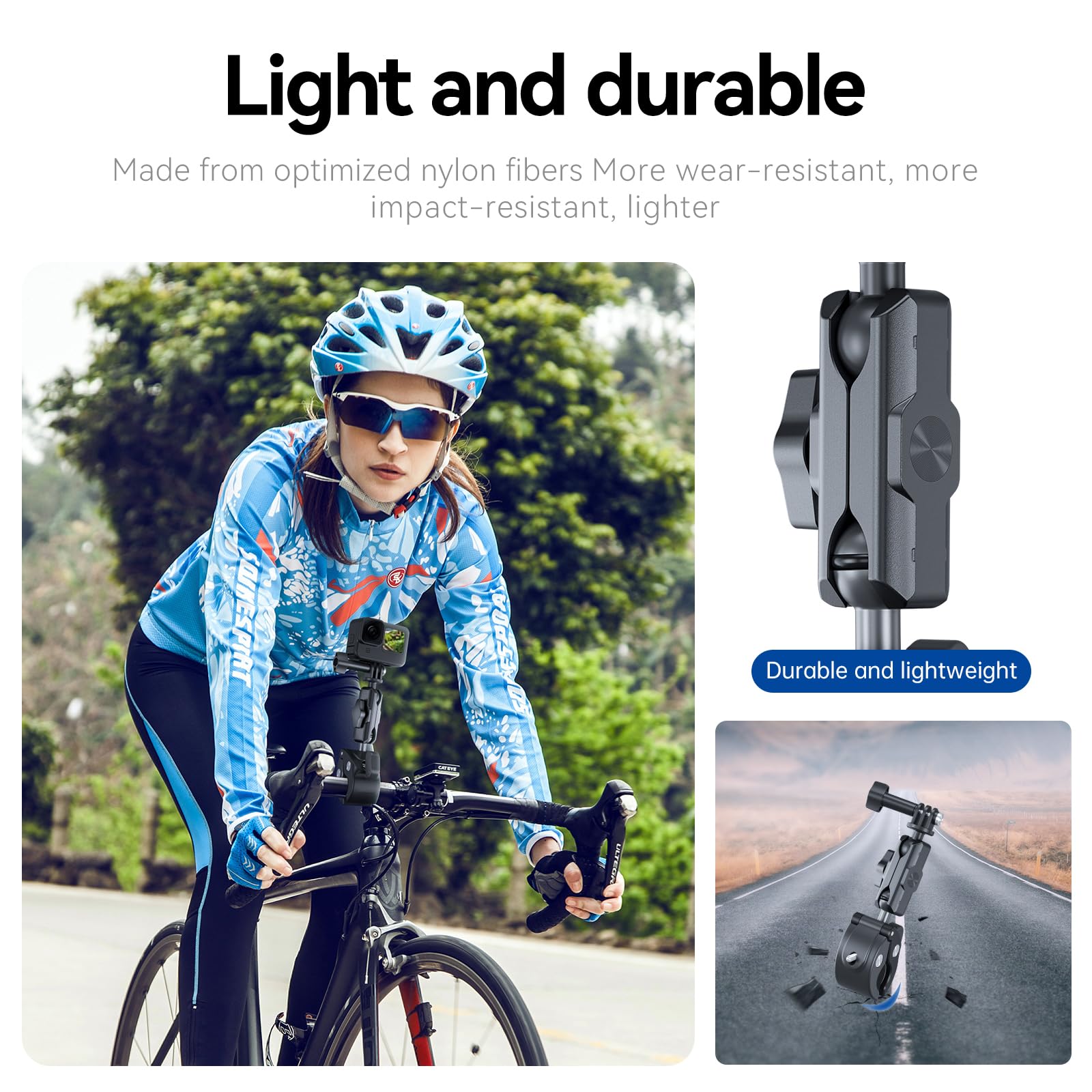 Bike Camera Mount - GoPro, DJI, Insta360 -6