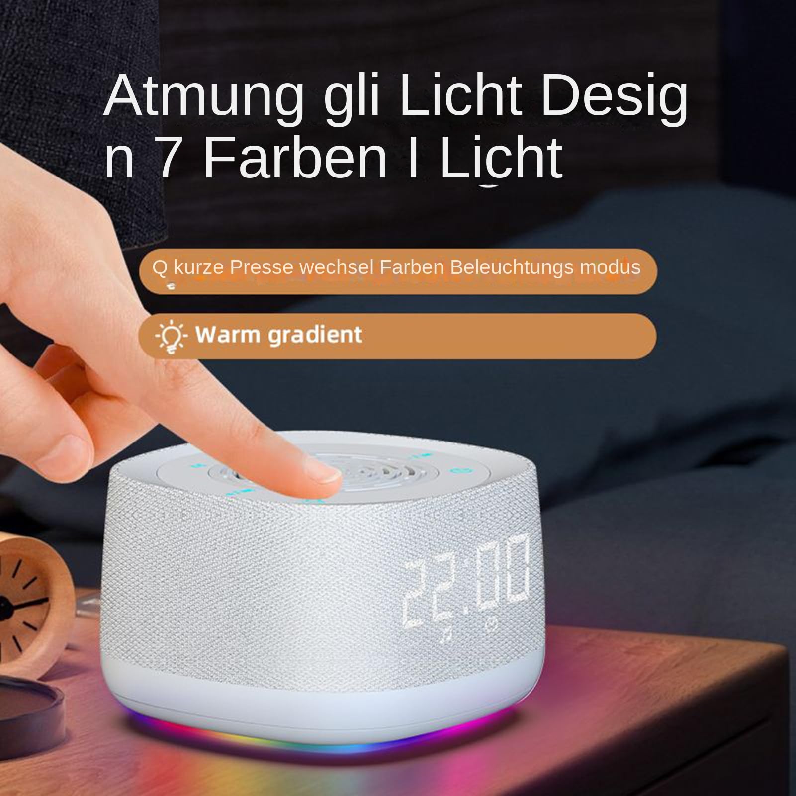 Macchina Per Rumore Bianco Dispositivo Senza Fili Per Il Sonno | Per Meglio Dormiveglia Genitori In Viaggio Studio Camera Da Casa Appartamento Meditazione Yoga Lavoro Intenso