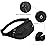 2 Packs Fanny Packs for Men and Women, Waterproof Sports Waist Pack Bag for Travel Hiking Running Hands-free