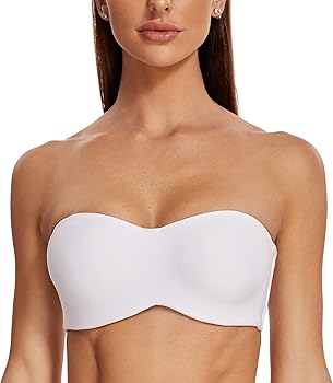 MELENECA Women's Strapless Underwire Bandeau Bra