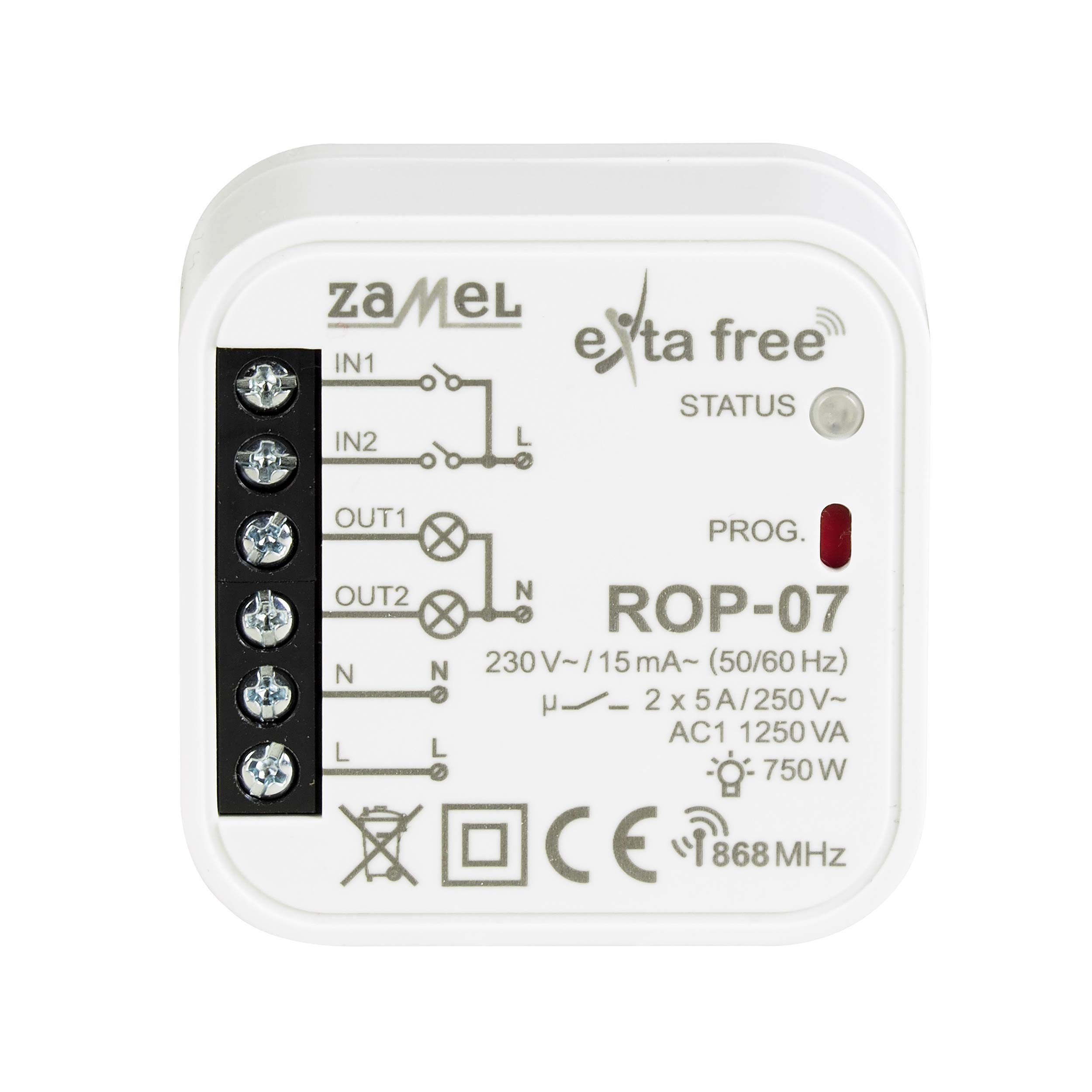 Zamel EXF10000104 ROP-07 bezprzewodowe sterowanie